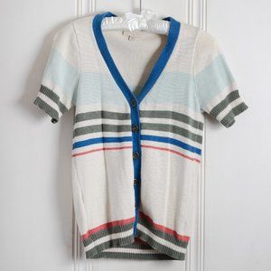 Short sleeve retro inspired cardigan